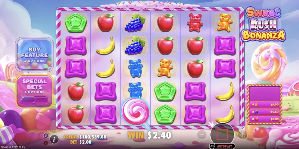Sweet Rush Bonanza demo